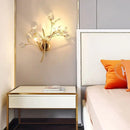 GobekUsa Post Modern Luxury Branch Style Crystal LED Wall Lamp