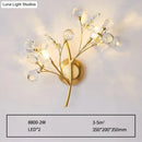 GobekUsa Post Modern Luxury Branch Style Crystal LED Wall Lamp
