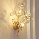 GobekUsa Post Modern Luxury Branch Style Crystal LED Wall Lamp