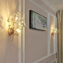 GobekUsa Post Modern Luxury Branch Style Crystal LED Wall Lamp