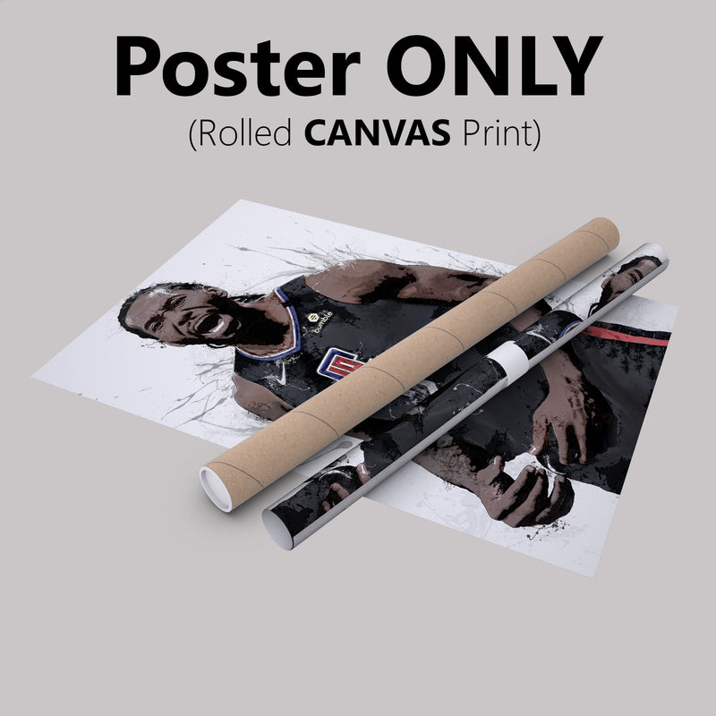 Kawhi Leonard Art Poster Los Angeles Clippers Basketball Hand Made Posters Canvas Print Kids Wall Art Man Cave Gift Home Decor