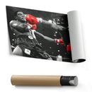 Mike Tyson vs Trevor Berbick Canvas Art – Boxing Wall Decor
