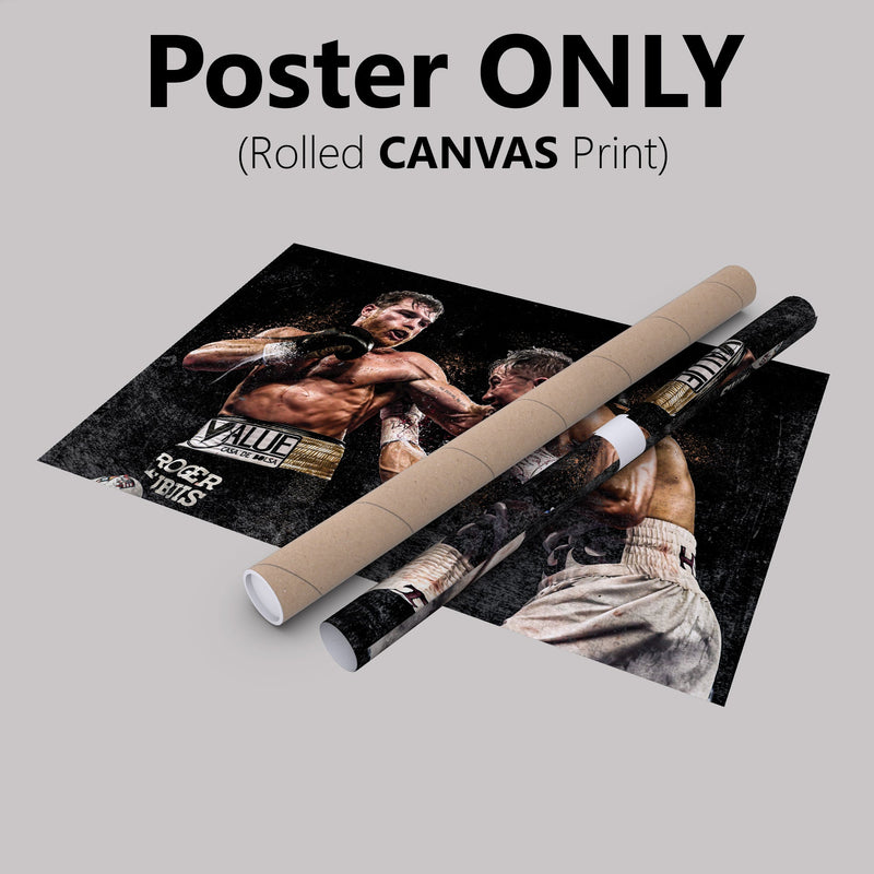 Canelo Álvarez VS Gennady Golovkin Poster Boxing Painting Hand Made Posters Canvas Print Wall Art Home Man Cave Gift Decor