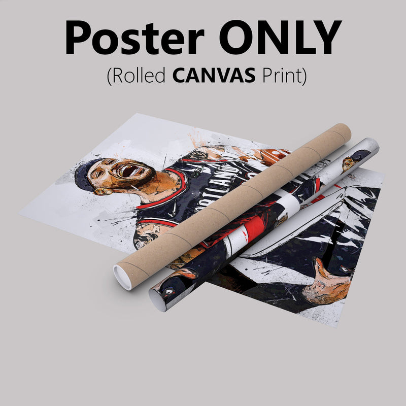 Carmelo Anthony Poster Portland Trail Blazers Basketball Hand Made Posters Canvas Print Wall Art Home Decor