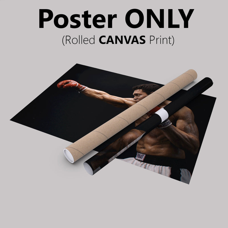 Muhammad Ali Punch Poster Boxing Hand Made Posters Canvas Print Wall Art Home Decor