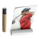 Tiger Woods Canvas Print – Masters Golf Wall Art Decor