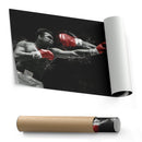 Mike Tyson vs Muhammad Ali Canvas Art – Boxing Legends Wall Decor