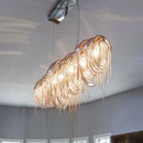 GobekUsa Postmodern Aluminum Tassel Pendant Lighting with 10 Bulbs - Island Ceiling Light