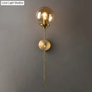 GobekUsa Postmodern Clear/Amber/Smoke Grey Glass Single Brass Wall Lamp
