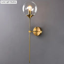 GobekUsa Postmodern Clear/Amber/Smoke Grey Glass Single Brass Wall Lamp