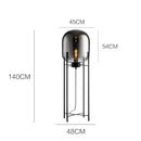 GobekUsa Glass Ball LED Floor Lamp - Postmodern Scandinavian Design