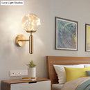 GobekUsa Postmodern Ball LED Starry Wall Sconce with Glass Shade - Bedroom Wall Lighting