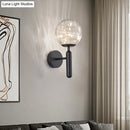 GobekUsa Postmodern Ball LED Starry Wall Sconce with Glass Shade - Bedroom Wall Lighting
