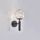 GobekUsa Postmodern Ball LED Starry Wall Sconce with Glass Shade - Bedroom Wall Lighting