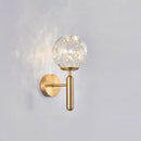 GobekUsa Postmodern Ball LED Starry Wall Sconce with Glass Shade - Bedroom Wall Lighting