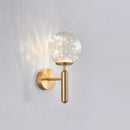 GobekUsa Postmodern Ball LED Starry Wall Sconce with Glass Shade - Bedroom Wall Lighting