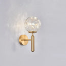 GobekUsa Postmodern Ball LED Starry Wall Sconce with Glass Shade - Bedroom Wall Lighting