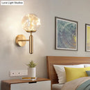 GobekUsa Postmodern Ball LED Starry Wall Sconce with Glass Shade - Bedroom Wall Lighting