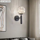GobekUsa Postmodern Ball LED Starry Wall Sconce with Glass Shade - Bedroom Wall Lighting
