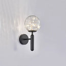 GobekUsa Postmodern Ball LED Starry Wall Sconce with Glass Shade - Bedroom Wall Lighting