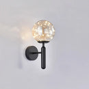 GobekUsa Postmodern Ball LED Starry Wall Sconce with Glass Shade - Bedroom Wall Lighting