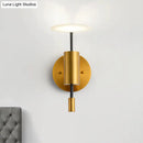 GobekUsa Postmodern Brass Tube Wall Mounted LED Sconce Lamp