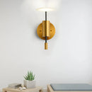 GobekUsa Postmodern Brass Tube Wall Mounted LED Sconce Lamp