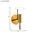 GobekUsa Postmodern Brass Tube Wall Mounted LED Sconce Lamp