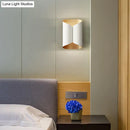 GobekUsa Postmodern Roll Shape Metal Wall Lamp Sconce - 2-Bulb Wall Mount Light for Stairs