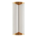 GobekUsa Postmodern Roll Shape Metal Wall Lamp Sconce - 2-Bulb Wall Mount Light for Stairs