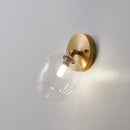 GobekUsa Rotatable Glass Wall Sconce - Small and Stylish Postmodern Brass Light