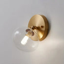 GobekUsa Rotatable Glass Wall Sconce - Small and Stylish Postmodern Brass Light