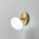 GobekUsa Rotatable Glass Wall Sconce - Small and Stylish Postmodern Brass Light