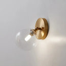 GobekUsa Rotatable Glass Wall Sconce - Small and Stylish Postmodern Brass Light