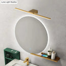 GobekUsa Postmodern Brass LED Sconce Vanity Light with Acrylic Bath Wall Fixture