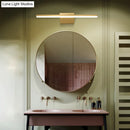 GobekUsa Postmodern Brass LED Sconce Vanity Light with Acrylic Bath Wall Fixture