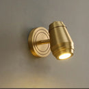 GobekUsa Brass Wall Lamp: Postmodern Minimalist Nordic Style for Bedroom, Apartment, or Living Room