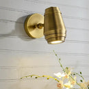 GobekUsa Brass Wall Lamp: Postmodern Minimalist Nordic Style for Bedroom, Apartment, or Living Room