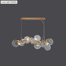 GobekUsa Postmodern Circle Pendant Light: Glass Brass Restaurant Island Fixture