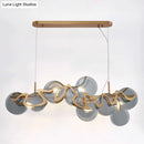 GobekUsa Postmodern Circle Pendant Light: Glass Brass Restaurant Island Fixture