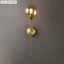 GobekUsa Postmodern Clear/Amber/Smoke Grey Glass Single Brass Wall Lamp