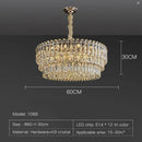 GobekUsa Crystal Chandelier: Postmodern High-End Light Luxury for Living & Dining Rooms