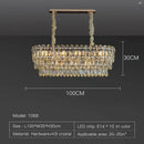 GobekUsa Crystal Chandelier: Postmodern High-End Light Luxury for Living & Dining Rooms