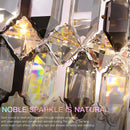 GobekUsa Crystal Chandelier: Postmodern Living Room Dining Bedroom Lamp, Luxury & Creative
