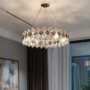 GobekUsa Crystal Chandelier: Postmodern Luxury Pendant for Living Room, Bedroom, and Restaurant