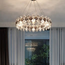GobekUsa Crystal Chandelier: Postmodern Luxury Pendant for Living Room, Bedroom, and Restaurant