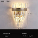 GobekUsa Gold Lustre Chandelier LED Crystal Light Fixture - Postmodern Luxury Hanging Lamp