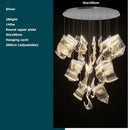 GobekUsa Golden Love Paper Chandelier: Postmodern LED Designer Lighting for Foyer