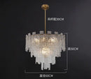 GobekUsa Crystal Chandelier: Postmodern LED Pendant Light for Home Decor