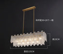 GobekUsa Crystal Chandelier: Postmodern LED Pendant Light for Home Decor